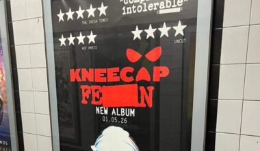 Row over ‘censored’ Kneecap poster deepens as Transport for London denies banning word Fenian