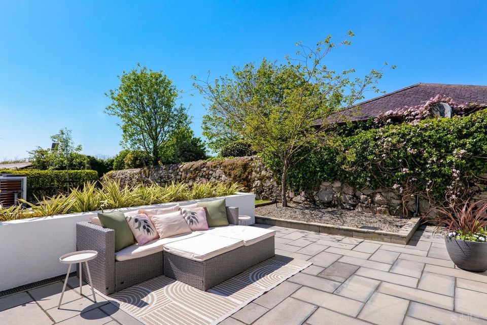 The property has a spacious back garden
