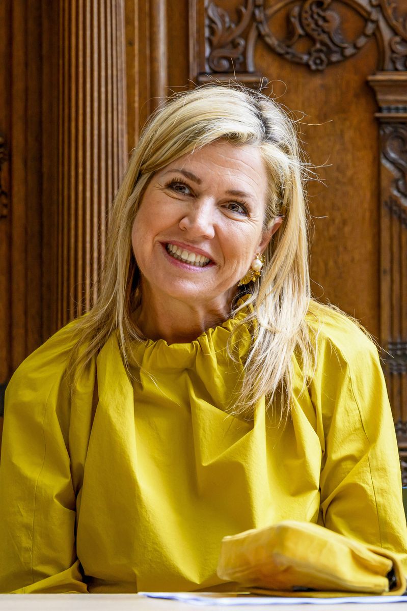 Queen Máxima showcased her signature modern royal styling while attending the institute’s 175th anniversary celebration.