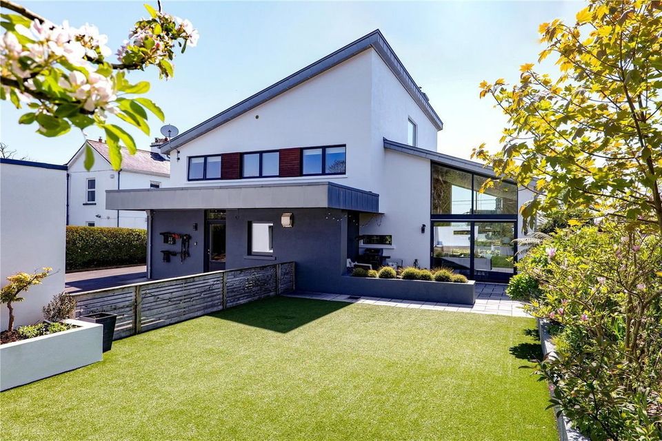 The property has a spacious back garden