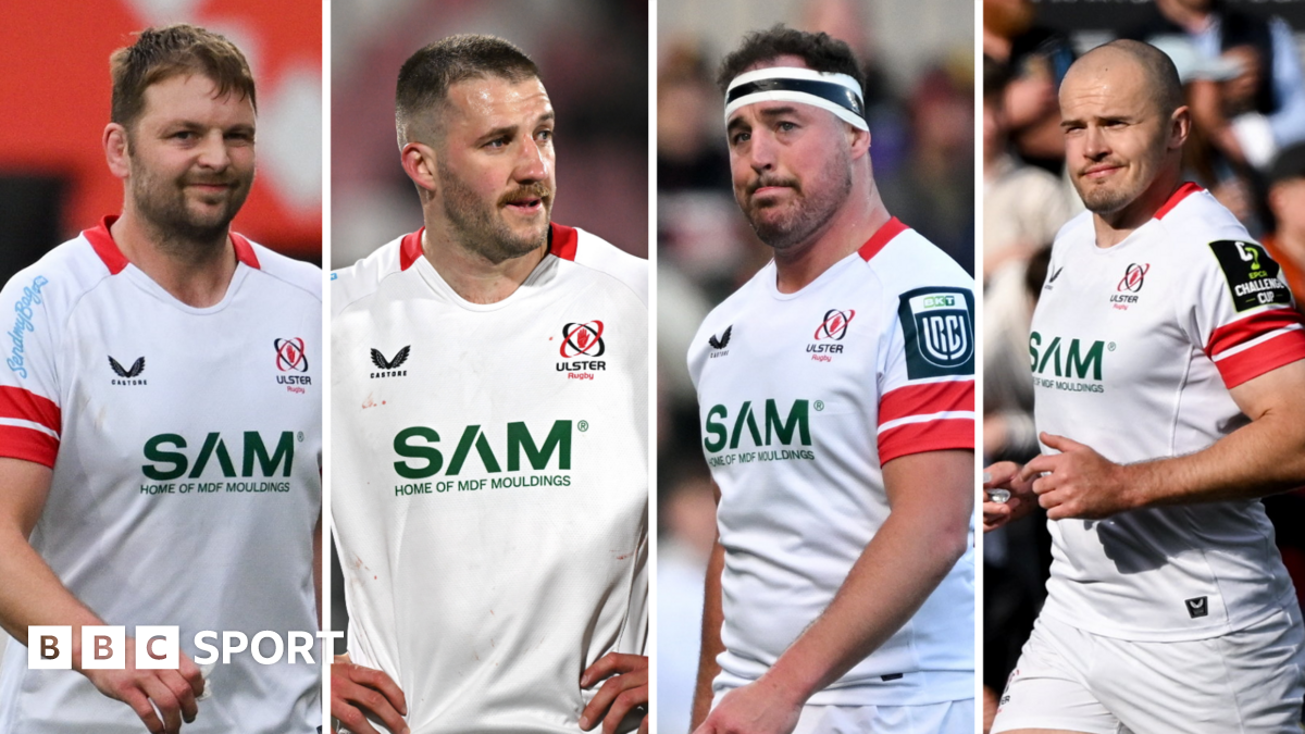 Iain Henderson, Stuart McCloskey, Rob Herring and Jacob Stockdale