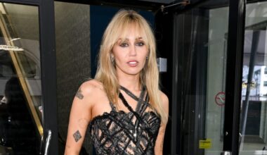 Miley Cyrus Celebrates Her Hollywood Walk of Fame Star in Versace