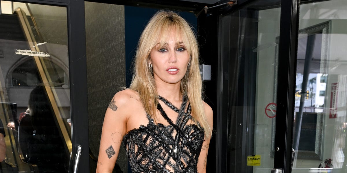 Miley Cyrus Celebrates Her Hollywood Walk of Fame Star in Versace