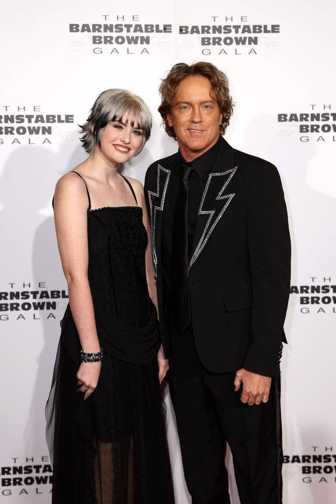 photo of dannielynn and larry birkhead in black barnstable brown kentucky derby eve gala
