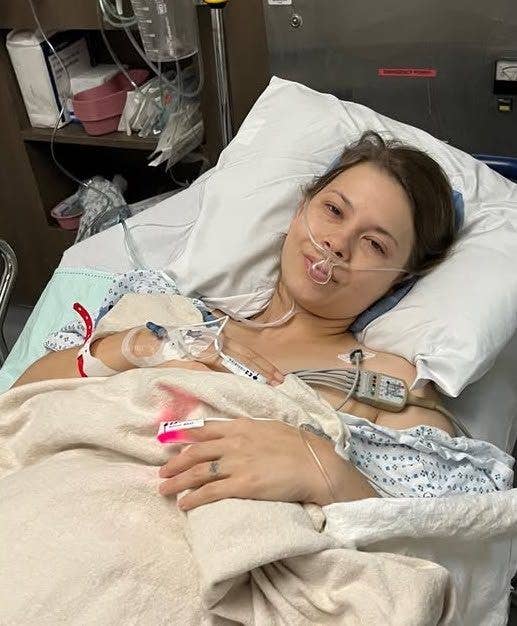 Bindi Irwin shared a photo from her hospital bed
