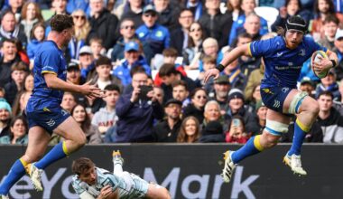 Joe McCarthy claims hat-trick as 10-try Leinster secure second place in URC table – The Irish Times