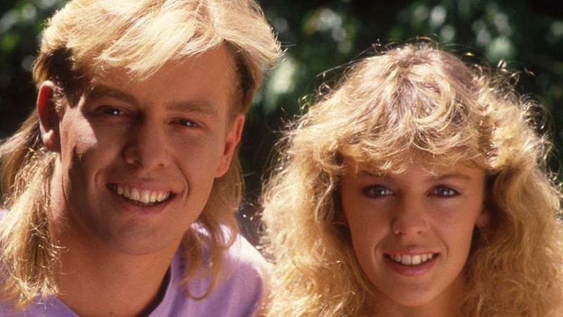 Jason Donavan and Kylie Minogue in Neighbours