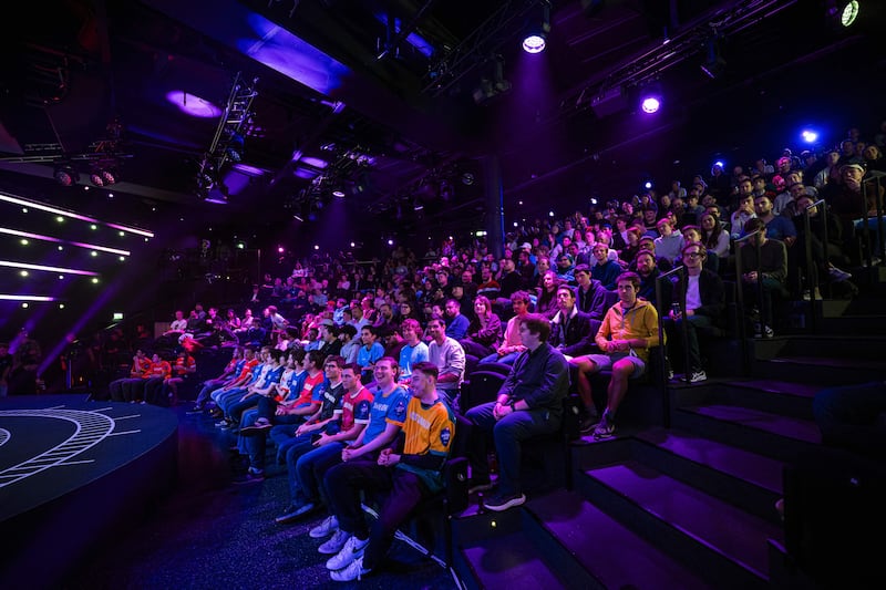 Spectators watch a top-level esports tournament in Stockholm in 2023. Photograph: Jonathan Nackstrand/Getty