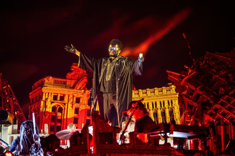 Coming to Croke Park: the Weeknd. Photograph: Prince Williams/WireImage