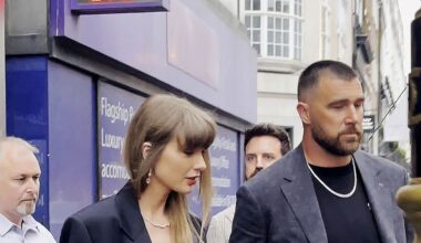 Greetings, London! Taylor Swift and Travis Kelce do Date Night in Tailoring