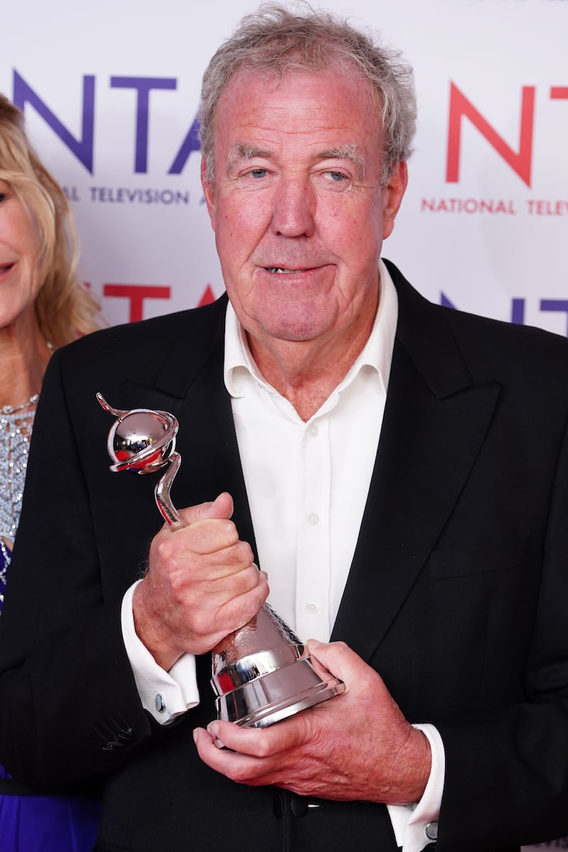 Jeremy Clarkson looked emotional during the live final