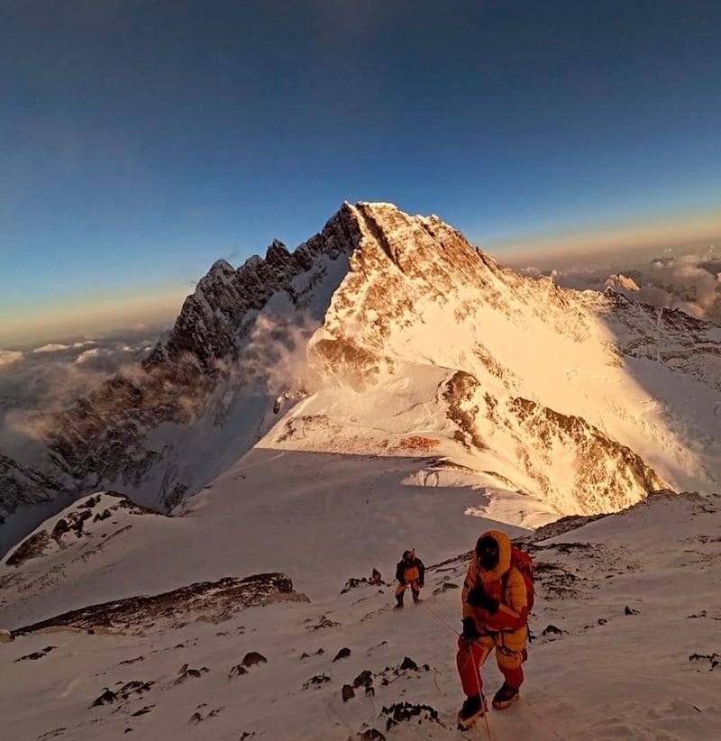 Descent from Everest