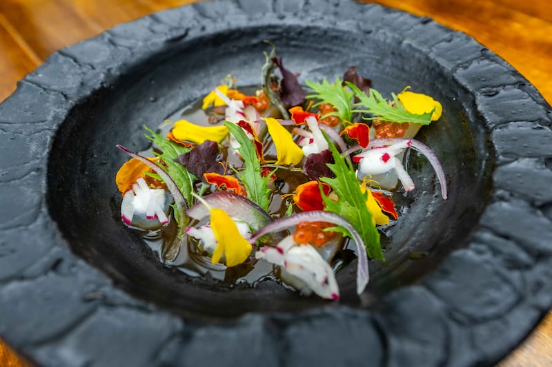 Haddock lakarde at Baba'de. Photograph: Andy Gibson