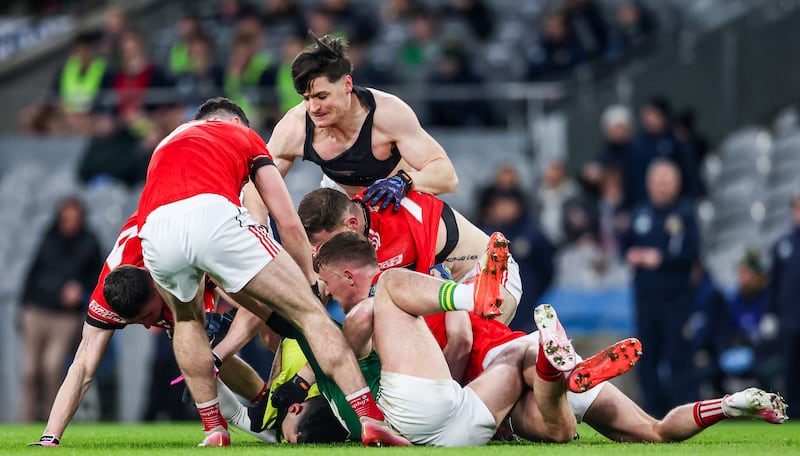 A scene from a Louth-Meath league match in February. Photograph: Nick Elliott/Inpho