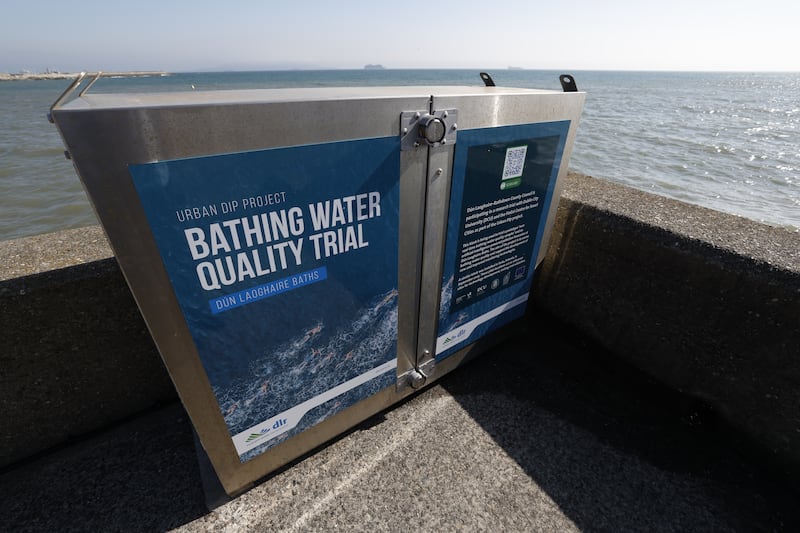 The Environmental Protection Agency and Dún Laoghaire-Rathdown County Council have given differing messages on the water quality at Dún Laoghaire Baths, Dublin. Photograph: Nick Bradshaw