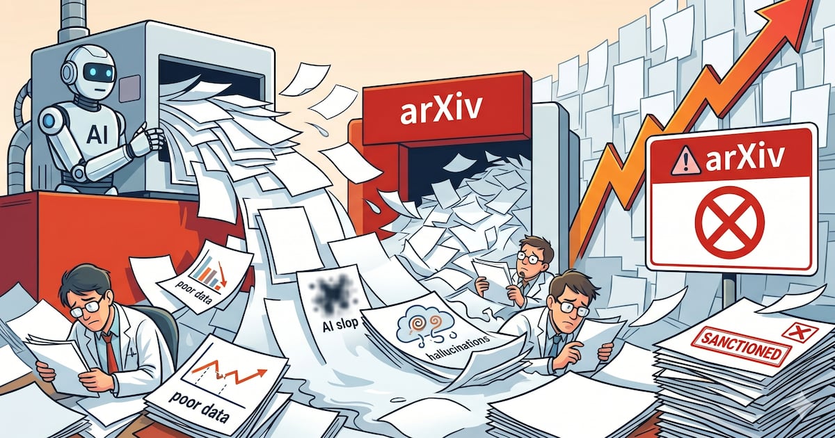 arXiv Imposes One-Year Ban for Unverified AI-Generated Content - 조선일보