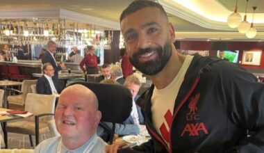 Irish Liverpool fan injured in Rome attack presents thank-you GAA jersey to Mo Salah – The Irish Times