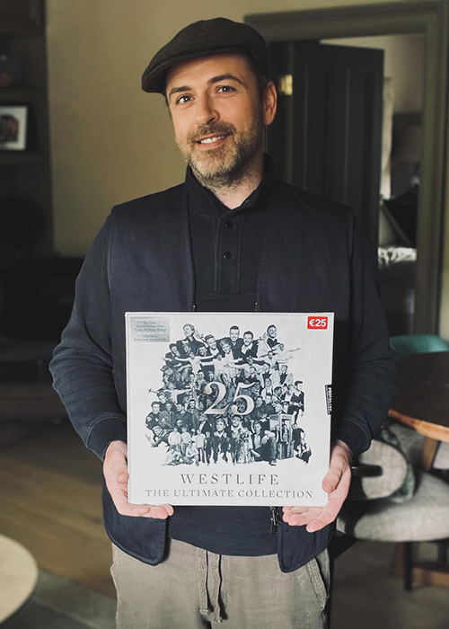 Mark Feehily celebrates Westlife anniversary. Pic: Mark Feehily/Instagram