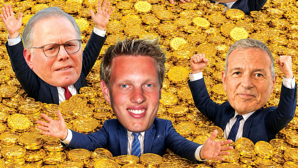 Bob Iger, Ted Sarandos, David Zaslav Salaries