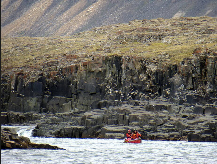 canoeing an arctic river
