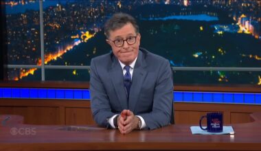 Colbert announces cancellation of the late show
