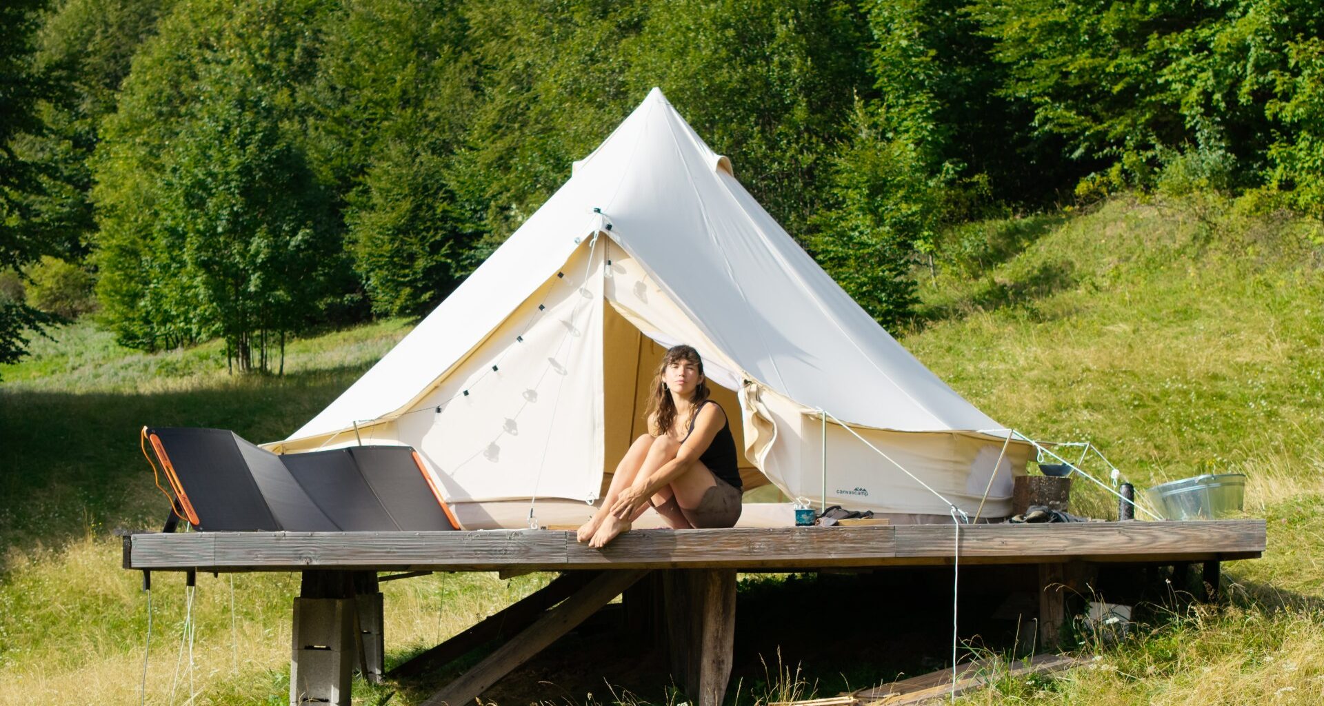 I quit my marriage to live in a tent