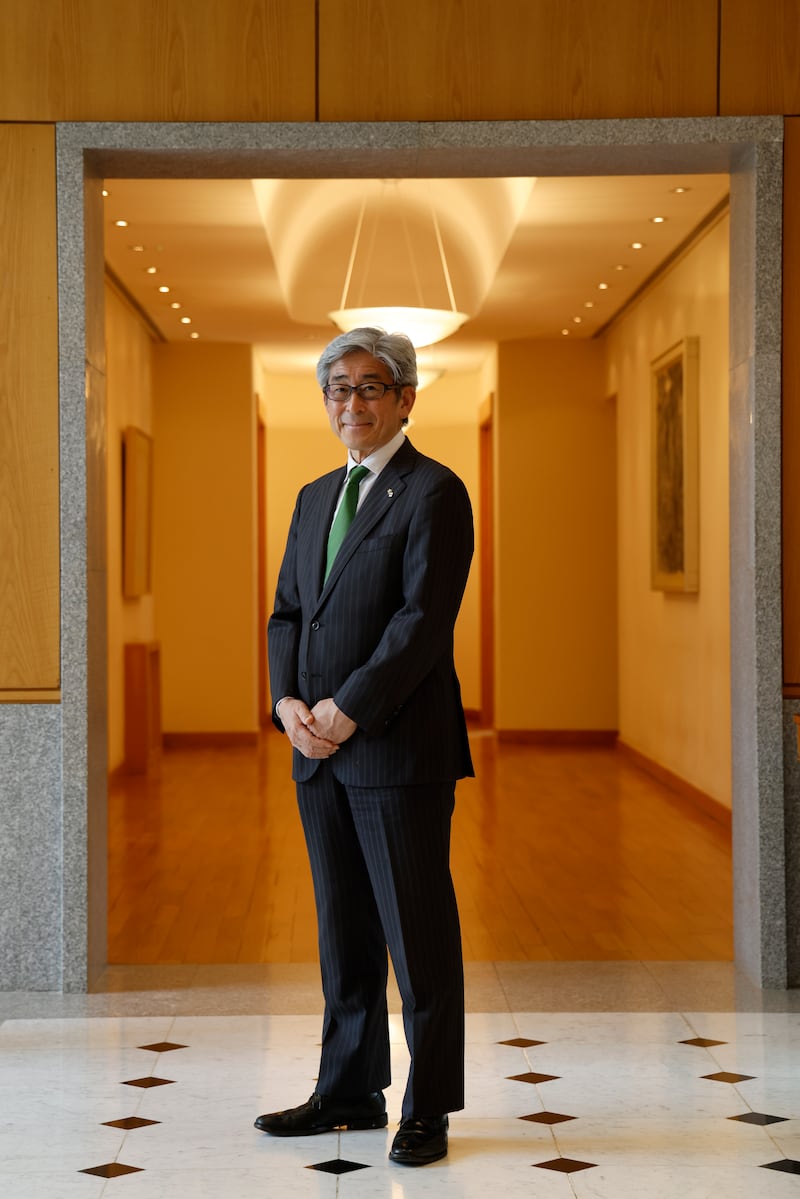 Miyagawa Manabu is the 22nd Japanese ambassador to Ireland since diplomatic ties were established in 1957. Photograph: Nick Bradshaw