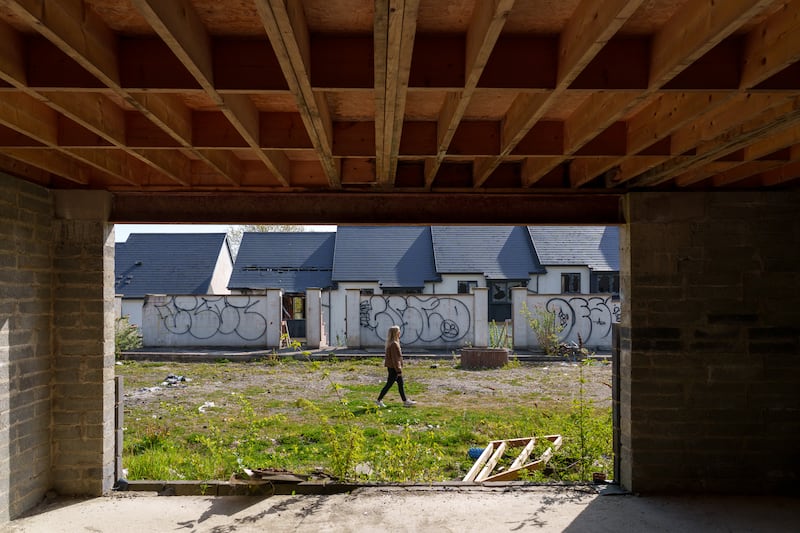 Ghost estate in the village of Ashford, Co Wicklow. Photograph: Barry Cronin