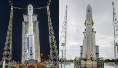 ESA is considering shifting the launch of its two Harmony satellites from Vega C to a two-booster Ariane 6 rocket.