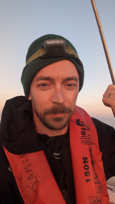 Jamie Goldrick said he could see flotilla boats were being boarded on the CCTV