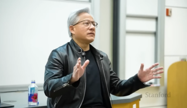 Jensen Huang at CS 153 Frontier Systems at Stanford