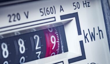 Electricity meter.