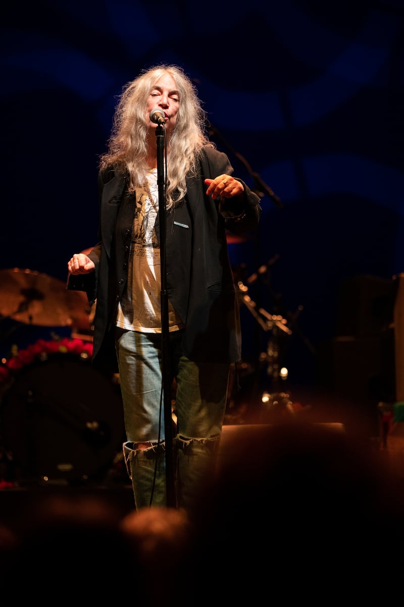 Coming to Galway: Patti Smith. Photograph: Tom Dumont
