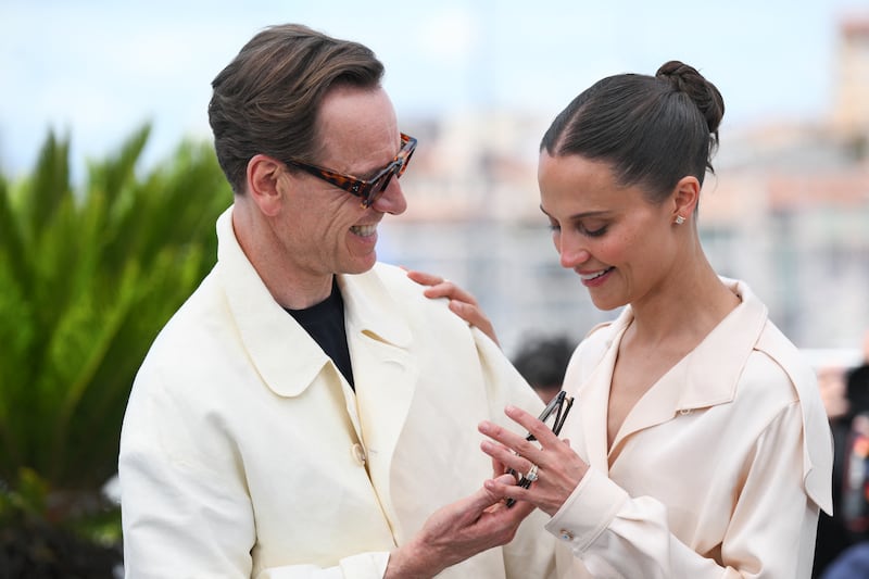 Cannes film festival: Michael Fassbender and Alicia Vikander. Photograph: Olivier Chassignole/Getty Images