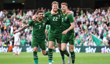 Red cards, debuts and a tennis ball protest as Ireland ease past Qatar – The Irish Times