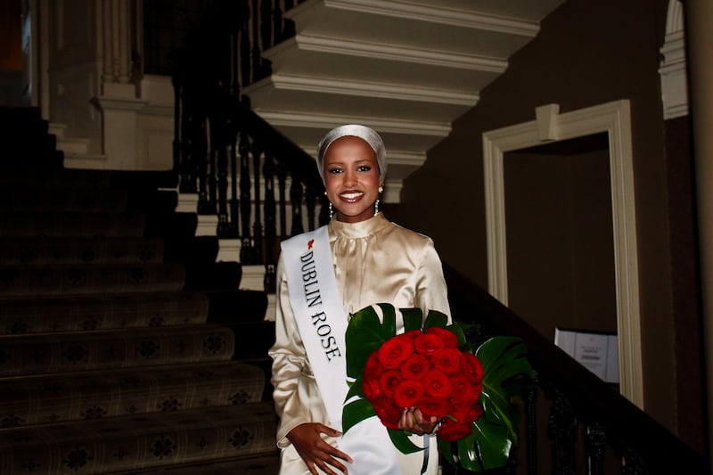 Dublin Rose of Tralee Saud Mooge has said the racial abuse directed against her is not a surprise.