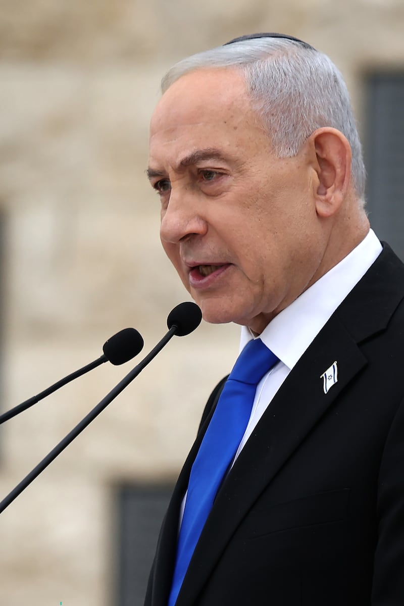 Israel’s prime minister Binyamin Netanyahu. Photograph: Ilia Yefimovich/AP