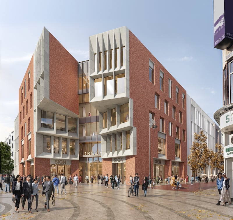 An artist's impression of the proposed new building. Illustration: Visual Labs