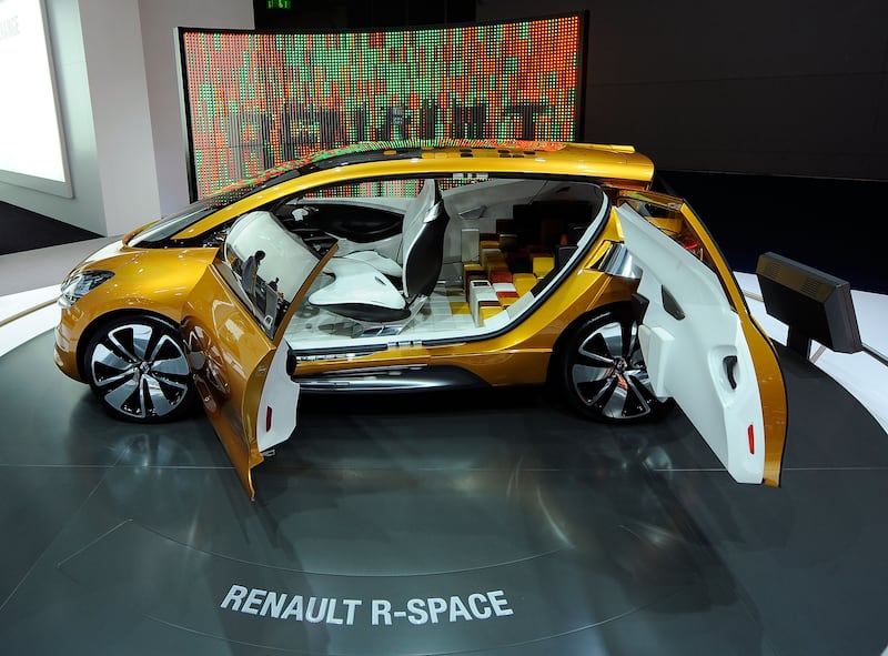 Renault concept car R-Space: will it eventually become an Espace? Photograph: Thorsten Wagner/Getty Images