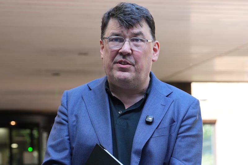 Graham Linehan aired his views on Israel. Photograph: Lucy North/PA Wire