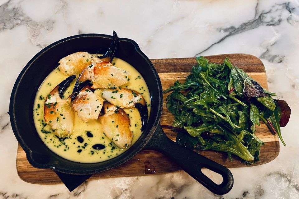 Sauteed crab claws. Photo: Lucinda O'Sullivan