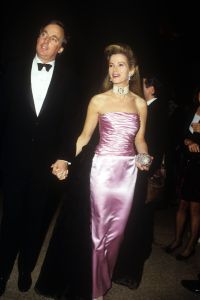 Blaine Trump and friend attend the annual Costume Institute gala at the Metropolitan Museum of Art on December 3, 1990 in New York. (Photo by Fairchild Archive/Penske Media via Getty Images)