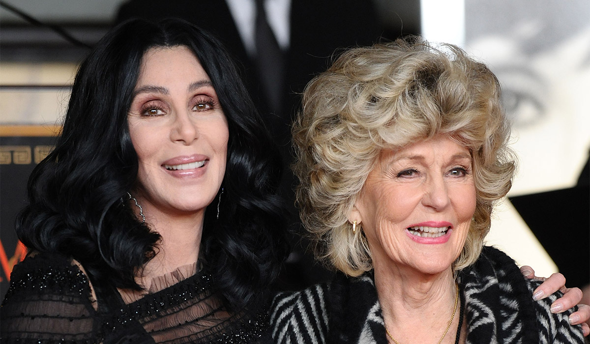 Cher and her mother Georgia Holt attend Cher's hand and footprint ceremony at Grauman's Chinese Theatre. Pic: FilmMagic