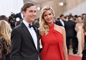 NEW YORK, NY - MAY 02: Jared Kushner and wife Ivanka Trump attend the