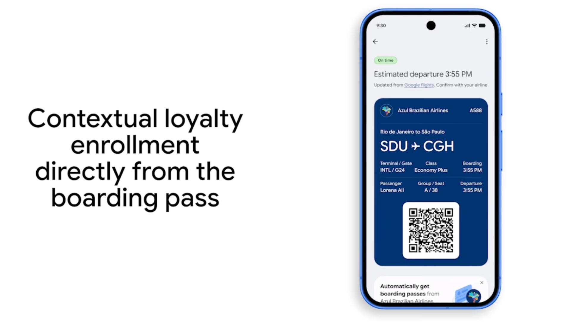 Google Wallet Contextual Loyalty enrollment Google Wallet Contextual Loyalty enrollment