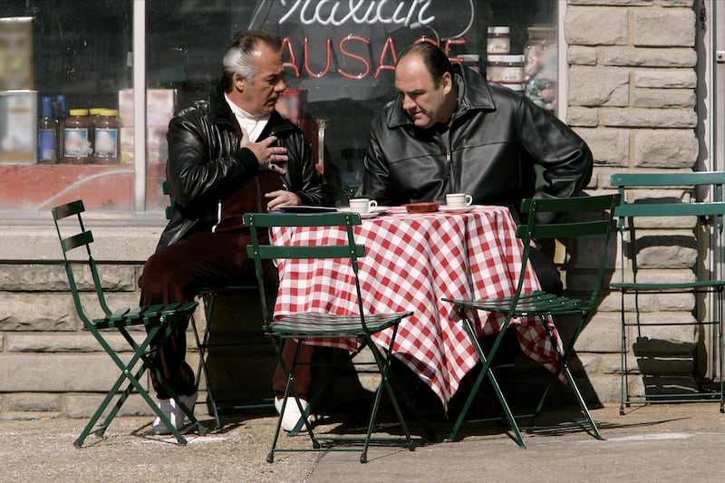 The Sopranos: Tony Sirico and James Gandolfini. Photograph: HBO