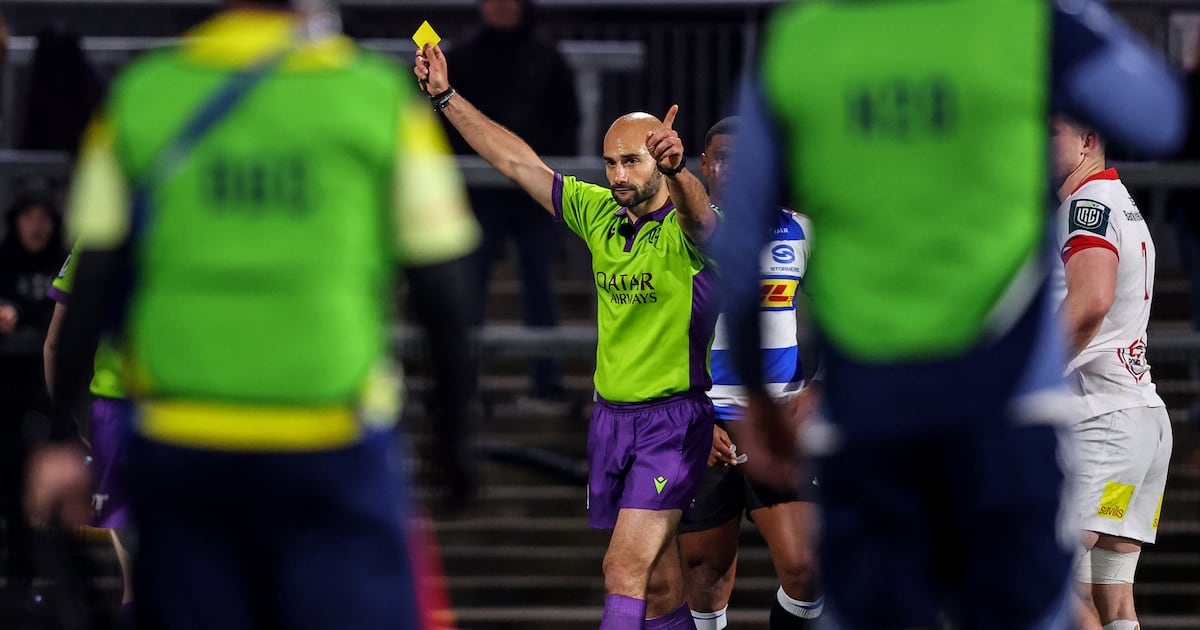 Ulster fans booed the referee, but he got the penalty try decision right – The Irish Times