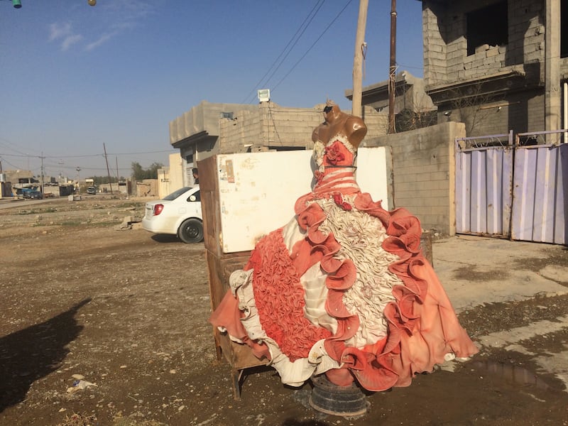 A dress for sale in Iraqi Kurdistan in 2016