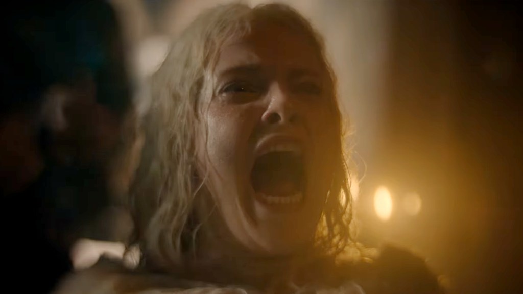 Helaena Targaryen giving birth in House of the Dragon Season 3