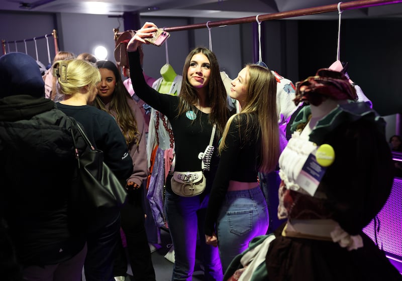 Students used beading, applique, 3D embroidery and natural dying to create their garments. Photograph: Dara Mac Dónaill